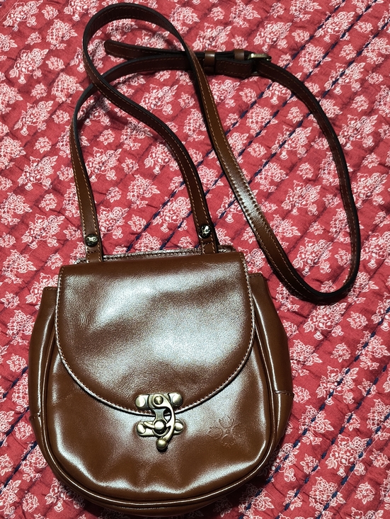 Patricia Nash Handbags - Patricia Nash Rocca Saddle Brown Leather Crossbody Bag - Like New